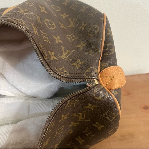 Authentic LV Louis Vuitton Monogram Keepall 50 travel duffel bag tote - Picture 9 of 15